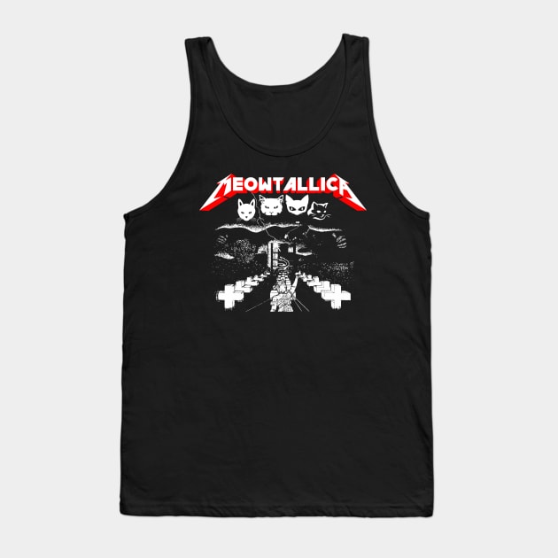 Meowtallica Tank Top by balibeachart